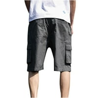Jsaierl Teretne kratke hlače za muškarce veliki i visoki multi džepovi kratke hlače na otvorenom borbene