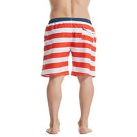 Capreze Muške kratke hlače za kratke kratke hlače Kratke hlače High Squalos Dno Ležerne prilike za plažu od elastičnih struka Mini pantalone Crvena A S