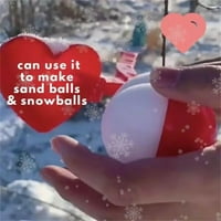 Lovehome Snow Snowball Maker Clip proizvođač snijeg u obliku snijega San Sand Alat za pljuskove Zimsko