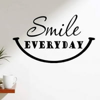 Smile svakodnevne zidne naljepnice Radni citati zidni dekor - motivirajuće zidne naljepnice