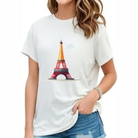 Eiffel Towernin Modni ženski grafički grafički čaj za ljetni zabavni francuski pokloni