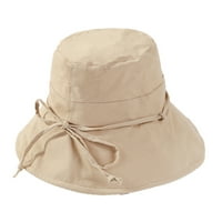 Guvpev ženski kapu za ženske vatrene kašike na otvorenom Sklopivi rubovi šešir za sunčanje - Bež, jedna veličina