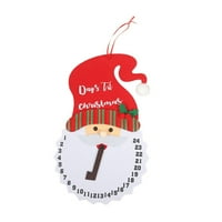 Desktop ornament, Snowman Santa Claus Coustdown Tochristmas Calendar Novi privjesak Dekor
