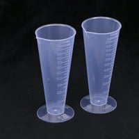 100ml plastične mjerene šalice prozirne kemijske industrije Konusni tečni spremnik za diplomirane čaše