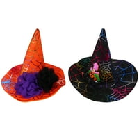 Hemoton Creative Pas Halloween Hat Podesivi glava šiljasta šešir za kućnog ljubimca