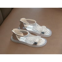 Djevojke princeze cipele sa patentnim sandalama Rhinestone Haljina Sandal Comfort Kids Ljeto Lagano