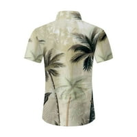 Muška majica Muška casual revel Beach Holiday Weind Modna majica Havajska majica s kratkim rukavima