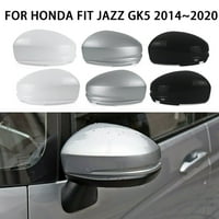 Yeektok lijevo bočno retrovizor pokrov ogledala, kućište ogledala, za Honda Fit Jazz GK 2014-, srebro