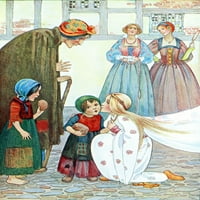 Ilustracija poema Dobra kraljica iz knjige djetinjstvo Milcent i Githa Sowerby, objavio je Hilary Jane