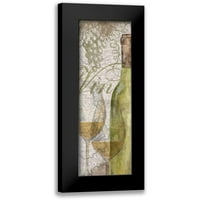 Reed, tara crna modernog uokvirenog muzeja Art Print pod nazivom - Vino i Vin panel II
