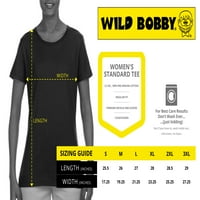 Wild Bobby, igrač igrača igrača i njezine male majice, bijele, muške L-Womens 2XL