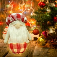 SHPWFBE Office Desk dodatna oprema Božićni ukrasi Božićni blistavi starac Rudolph lutka za rođendan