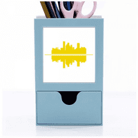 Kulturni simbol Refleksija urbani pejzažni arhitekturni stol isporučuje karticu držača organizatora