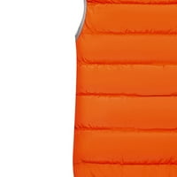 Caicj kaput stalak Samostojeća ženska puna boja casual dugih rukava jaknu blezer jakna narančasta, m