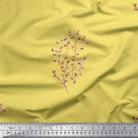 Soimoi White Rayon tkanina umjetnička listova odštampana zanatska tkanina sa širokim dvorištem