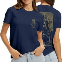 Majica sa ljetnim konstelacijama Royallove ženske ljetne saviježnice Slatke grafičke labave teberse,