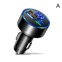 Auto punjač USB priključak Type-C LED digitalni zaslon Auto punjač U5T6