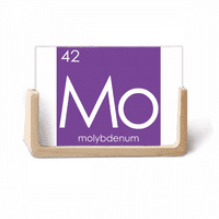 Kesteranski elementi Period Tabela Tranzicija Metali Molibdenum MO Photo Drveni okvirni okvir TABLETOP
