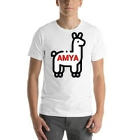 Nedefinirani pokloni XL Llama Amya Short pamučna majica s kratkim rukavima