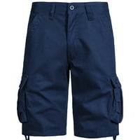 Muški kratke hlače Košarkaške kratke hlače Srednja struka Multi-džepni džep Pet-komadni hlače Ležerne