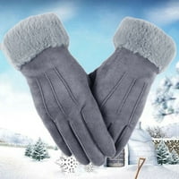 Termičke slave za slanje kabela elastične dodirne zaslonske kline žene tople rukavice zime za vožnju