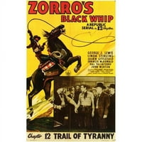 Posterazzi mov Zorros Black Whip Movie Poster - In