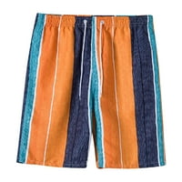 Amlbb kratke hlače za muškarce modni muški elastični pojas snop plaže na plaži Ležerne prilike sportske kratke hlače na klirensu