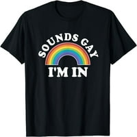 Gay s majicama za muškarce žene LGBT duge zvuče gay ja sam u majici