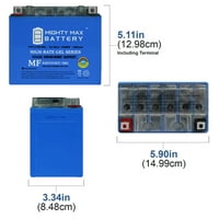 Ytx12-bs gel baterija zamjenjuje Honda 31500-HF1- + 12V 2Amp punjač