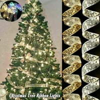 LED traka za božićne stablo svjetla Xmas stablo vrpce lukove zabava ukras