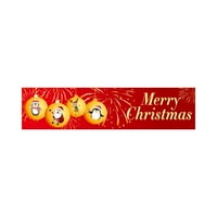 Dagobertniko Božićni baner na otvorenom - 98.42x, božićna prednja trijem, božićni dvorište Baner, božićna