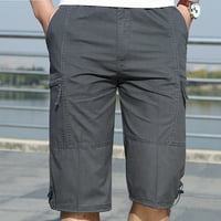 FVWitlyh muški kratke hlače Ležerne prilike za muškarce Slim-Fit 9 Flat-prednja udobnost Stretch Chino