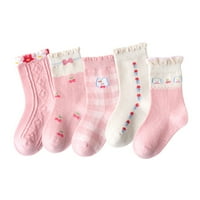 Modne čarape Dječje čarape Jesen i zima Svježi crtani cough ružičasti Bubble Rabbit zadebljani toplo