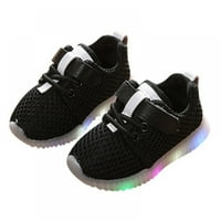 Thiddler Light Up cipele za dječake Dječje djece LED tenisice Prozračne mrežne teniske cipele za malu