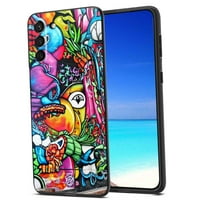 Kompatibilan je sa Samsung Galaxy S telefonom telefona, Grafiti Case Silikon zaštitni za teen Girl Boy Case za Samsung Galaxy S22
