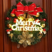 Sweetcandy plastična sretan božićni osvijetljeni potpis Božić viseći ukras ukras ukras zidnih vrata
