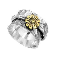 Prstenovi nakita Daisy Odvajanje Cvjetni prsten Creative Priključno izrezbareni Chrysanthemum Pribor