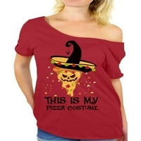 Awkward Styles Halloween majica Pizza Off ramena vrhovi za žene