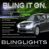 Za Subaru Legacy LED DRL svjetlosne trake za prednja svjetla za glava Glava Lampe za glavu Dnevni trenutak