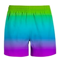 Lilgiuy Muški gradijentski kratke hlače Summer Brzo suho Pocket Plaža Hlače Havajski kratke hlače