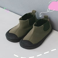 Colisha Kids Winter Boots Plish obloženi Chelsea Ploties Mekani potplat Boot hodanje cipele platforme