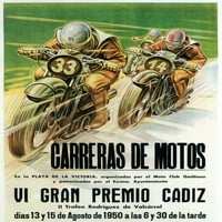 Motocikl Racing, Vintage reklama
