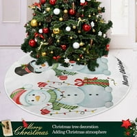 Božićni zimski snjegović stablo Berry Xmas božićne suknje za suknje za suknju za odmor za odmor na otvorenom
