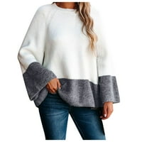 Zimski ušteda džemperi za žene čišćenje Ženskih šivanja ličnosti džemper pulover bijeli