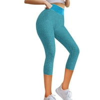 Forestyashe joga pantalone za žene Stretch gamaše Fitness Trčanje teretane Sportski džepovi Aktivni