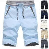 Muške kratke hlače Ležerne prilike Classic Fit Crdstring Summer Plaže s elastičnim strukom i džepovima