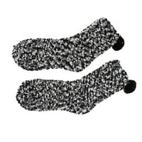 Par povoljne čarape za spavanje domaćinstva za domaćinstvo debele tople čarape sa kutijom
