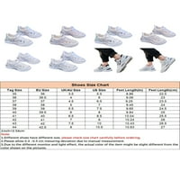 Tenmi Muške cipele za hodanje Sportske tenisice Mrežne cipele za cipele čipke Up modne tenisice Unizno