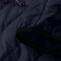 Blueeek Muška jesen zimski patentni patentni zatvarač modni čisti kolor prsluk za prsluk