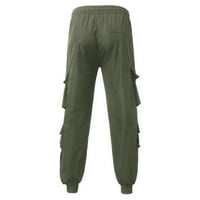 Casual pantalone za muškarce vitki trend svestrane kombinezone muške planinarske pantalone sa džepovima